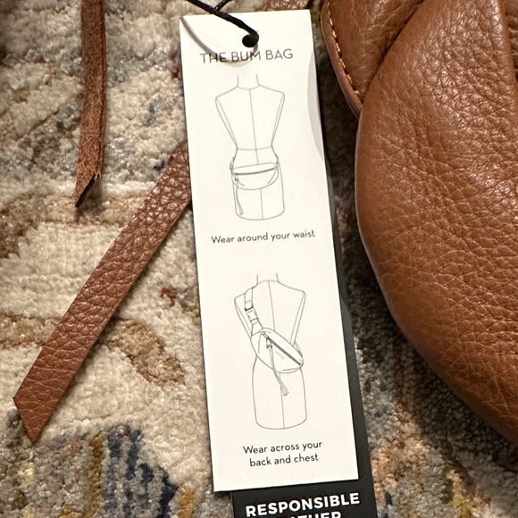 Aimee Kestenberg Brown Leather Crossbody Bag - Bum bag - NWT - Picture 3 of 12